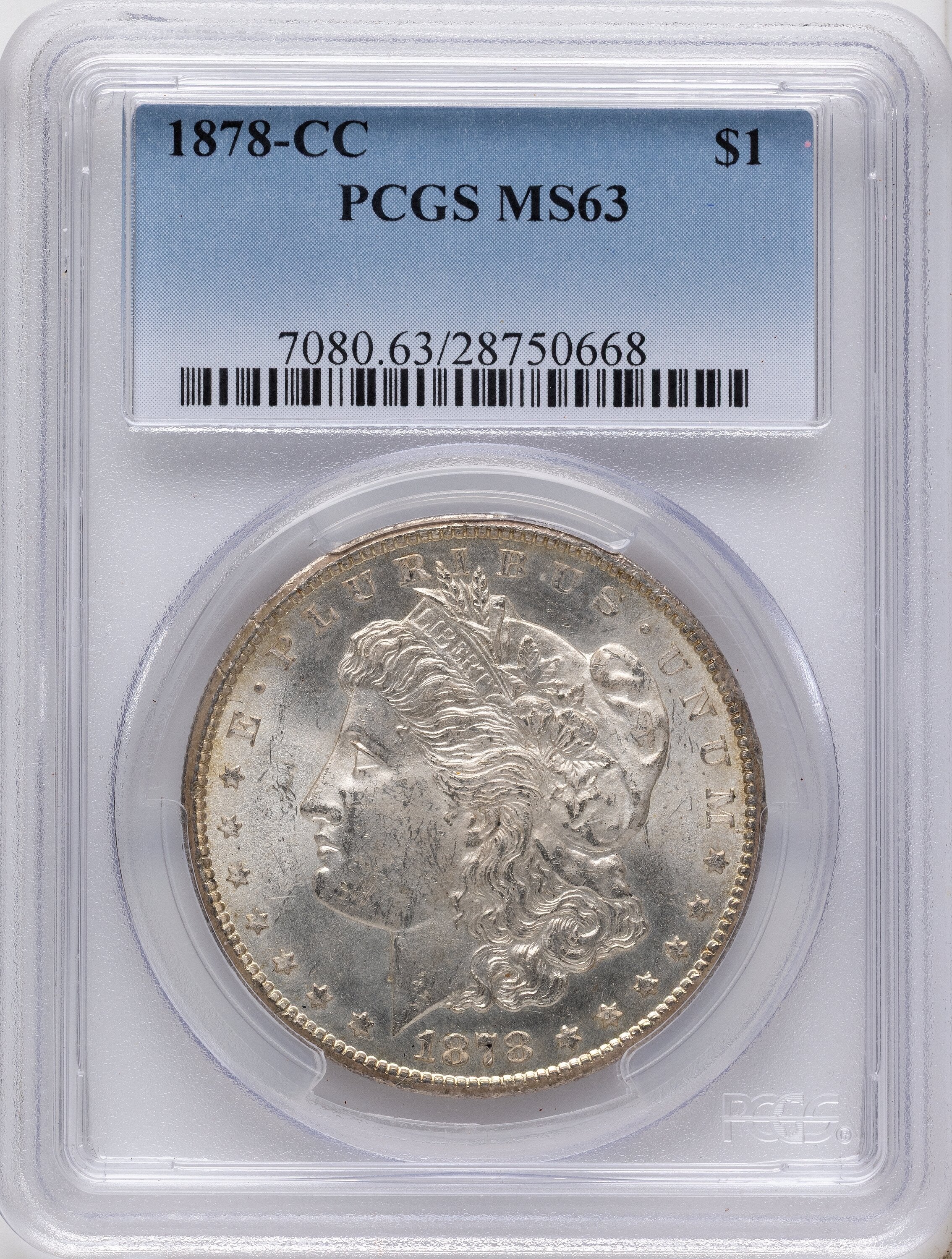1878-CC Morgan Dollar PCGS MS63