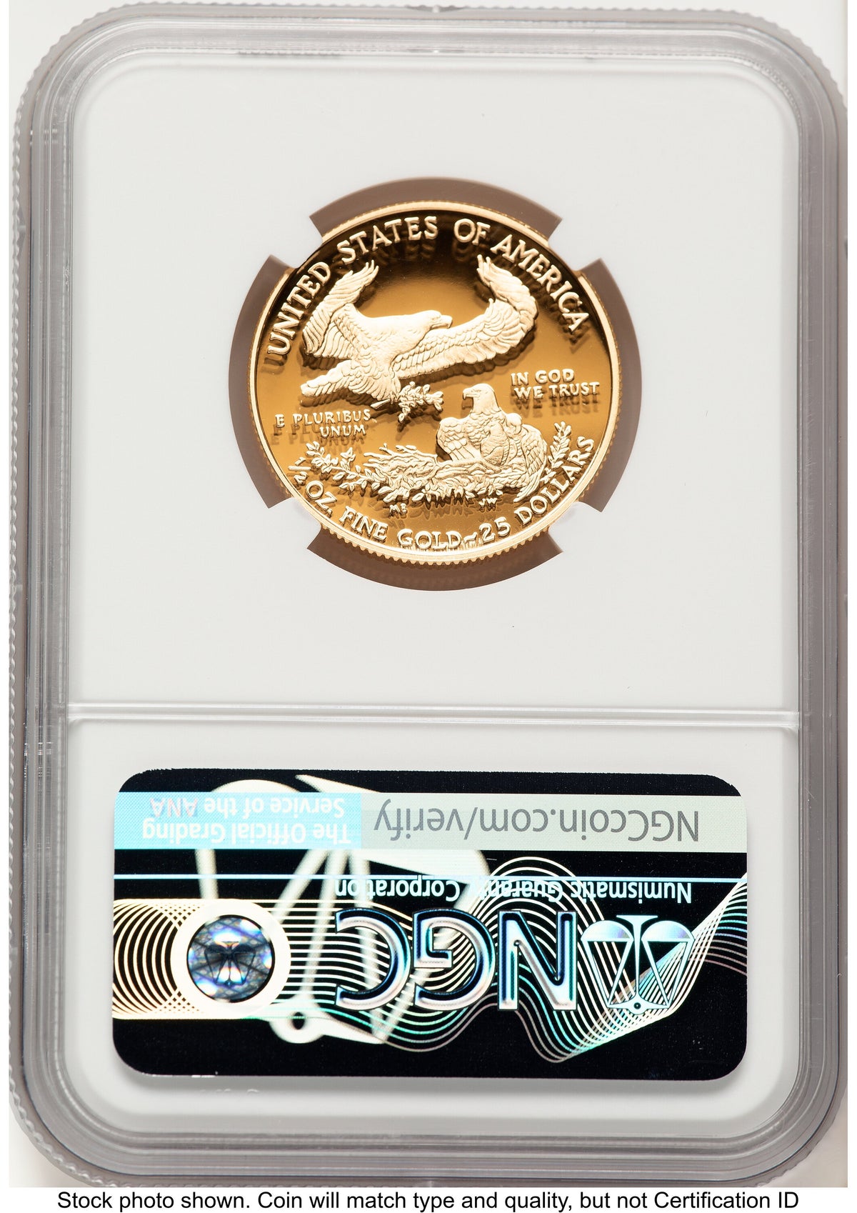 2019-W Proof Gold Eagle 1/2 oz NGC PF70 Ed Moy