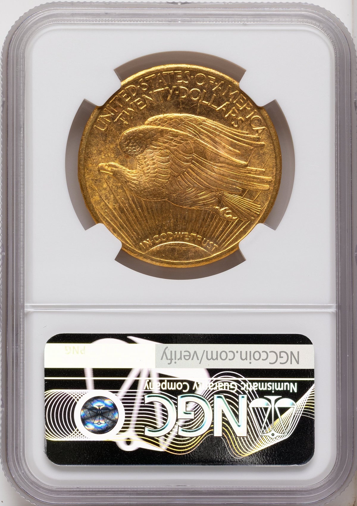 1925 $20 Saint-Gaudens Double Eagle NGC MS66
