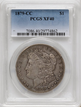 1879-CC Morgan Dollar PCGS XF40