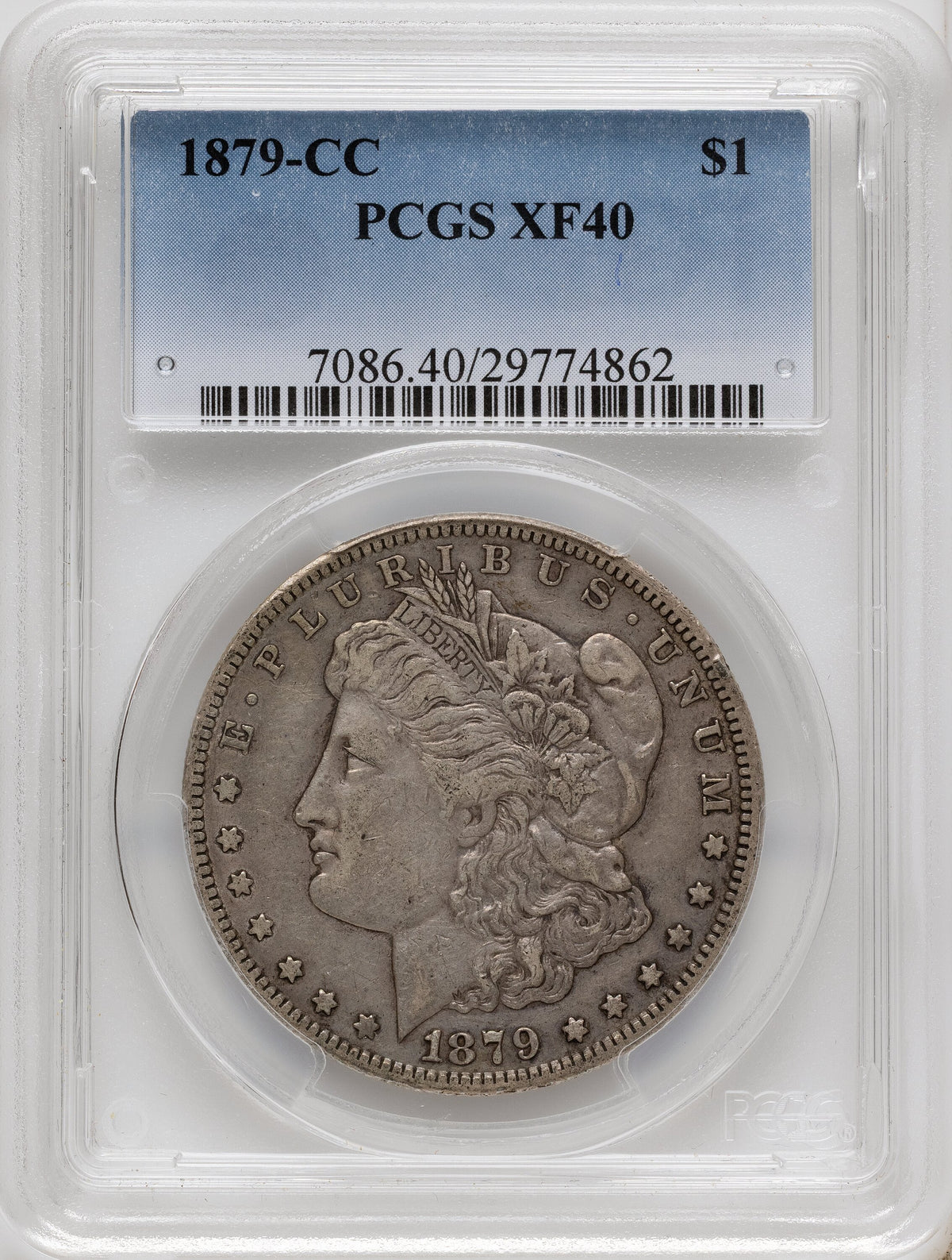 1879-CC Morgan Dollar PCGS XF40