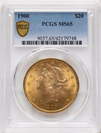 1900 $20 Liberty Double Eagle PCGS MS65