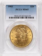 1903 $20 Liberty Double Eagle PCGS MS65
