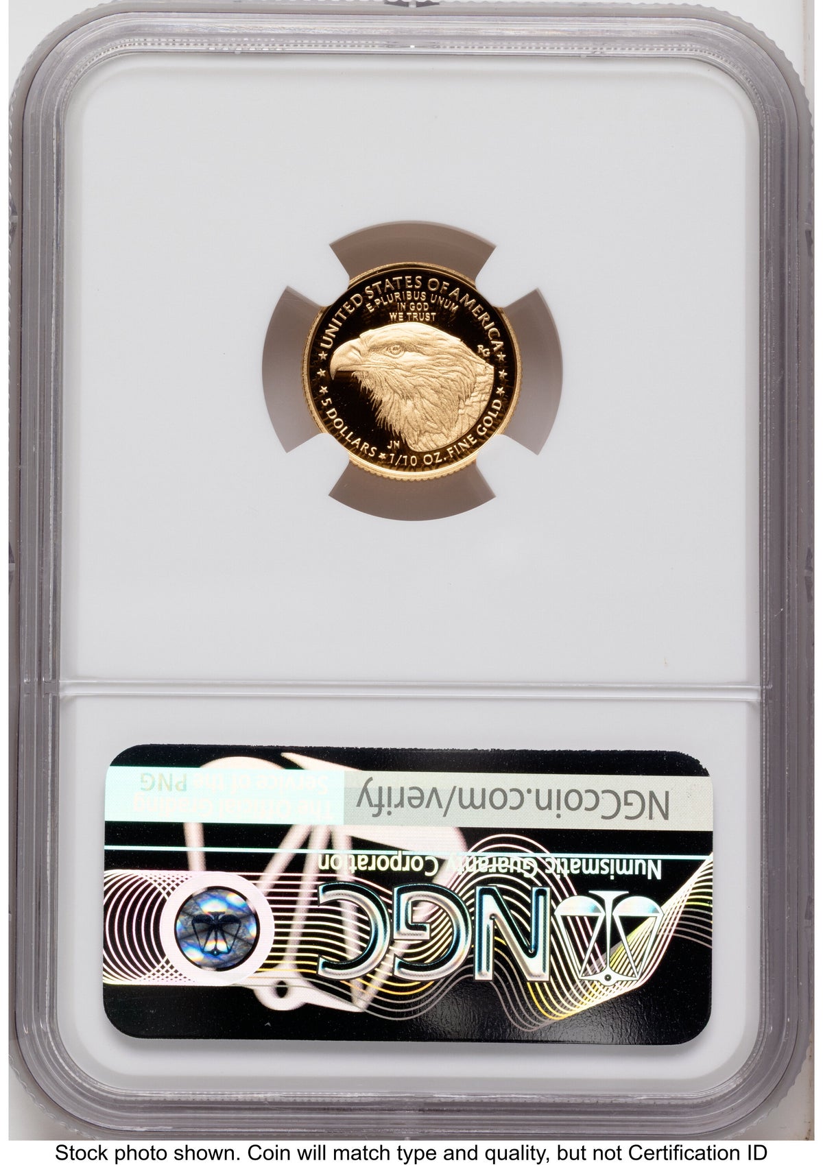 2021-W Type 2 Proof Gold Eagle 1/10 oz FDI 1ST NGC PF70