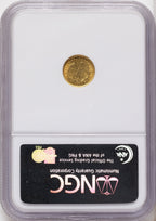 1849-O G$1 Open Wreath Gold Dollar NGC MS61