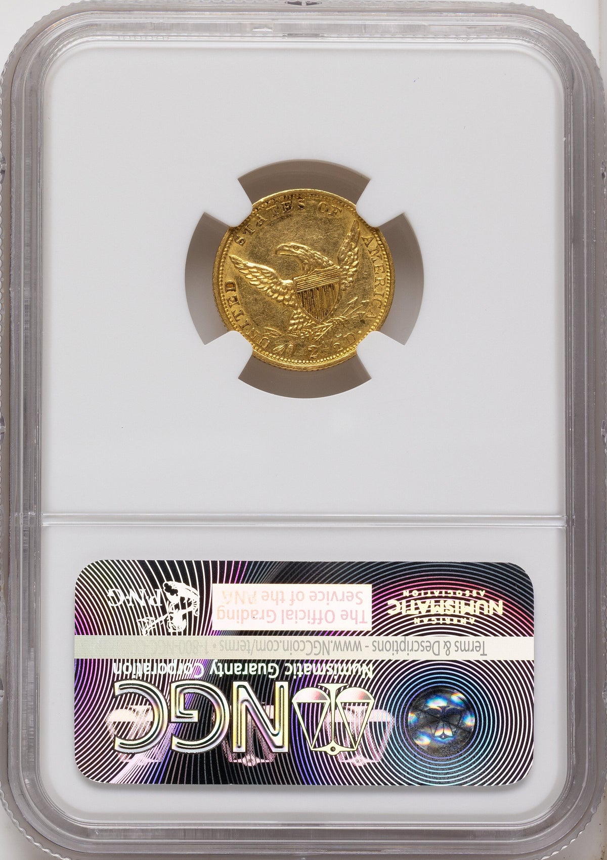 1839-O $2.50 Classic Quarter Eagle NGC AU55