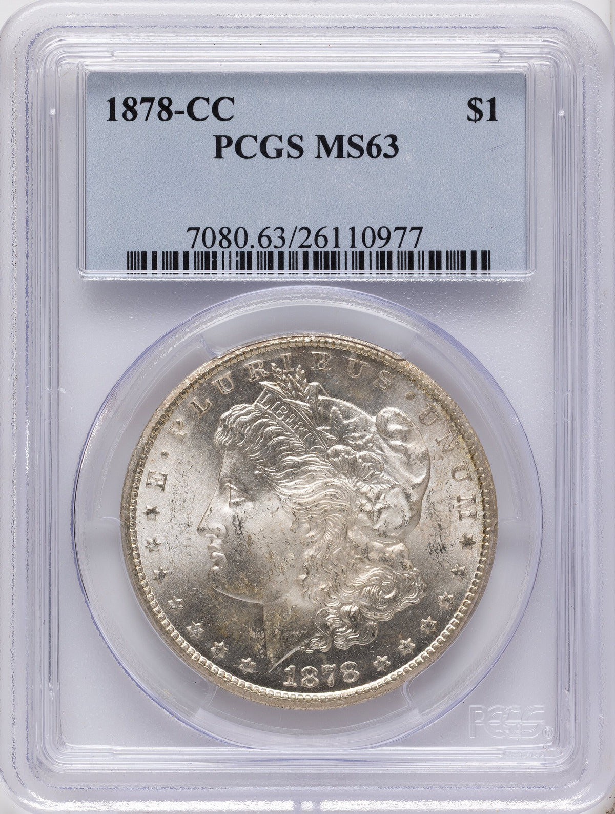 1878-CC Morgan Dollar PCGS MS63