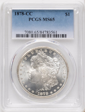 1878-CC Morgan Dollar PCGS MS65