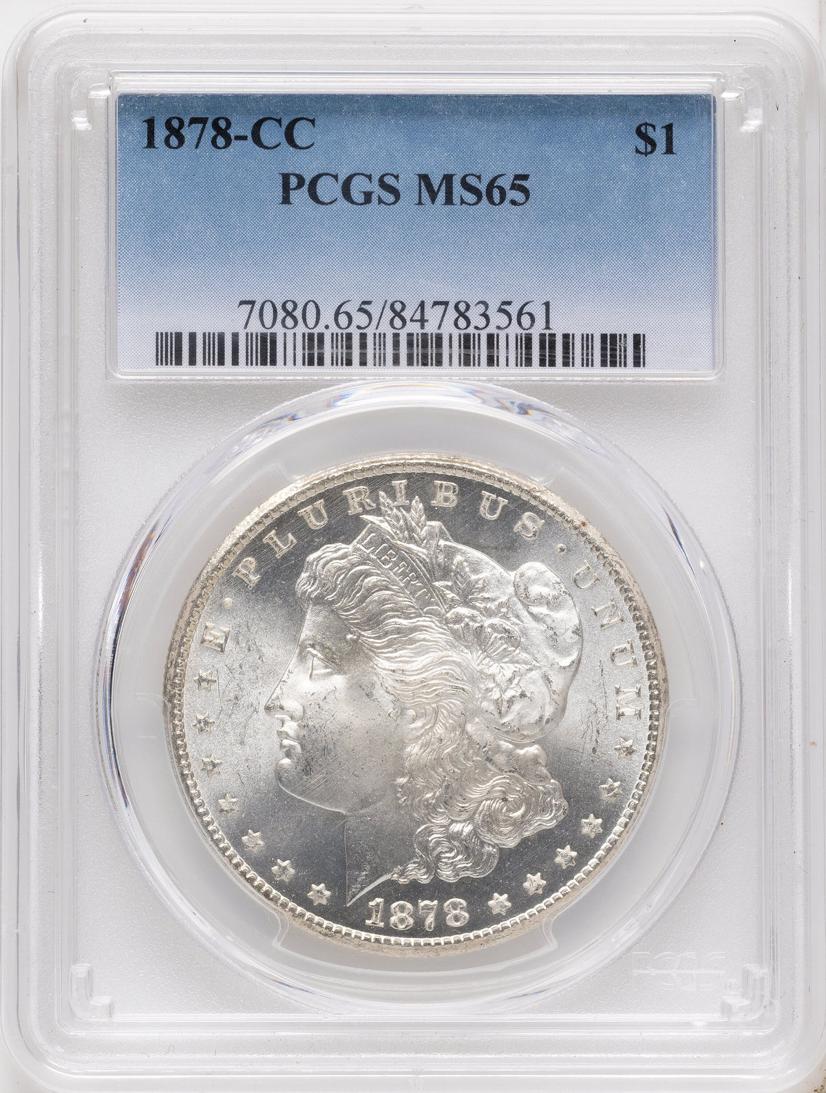1878-CC Morgan Dollar PCGS MS65