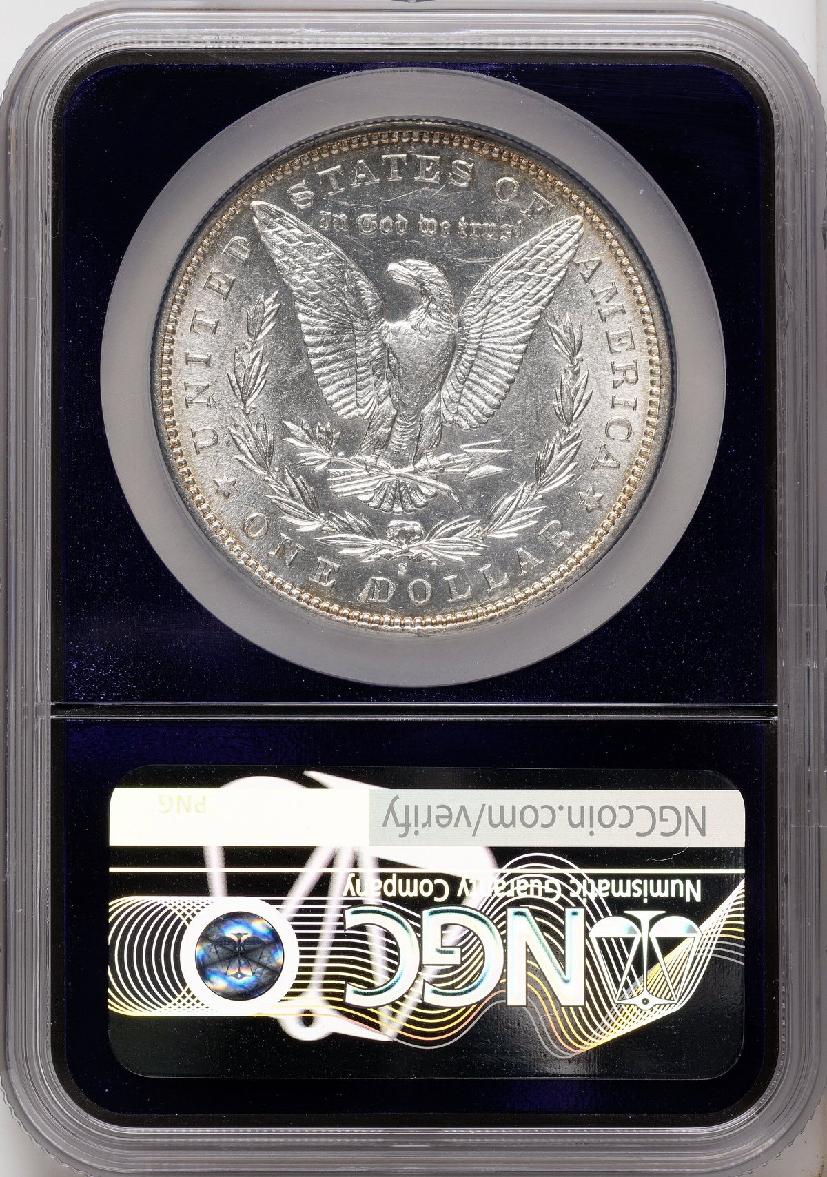 1884-S Morgan Dollar NGC AU58