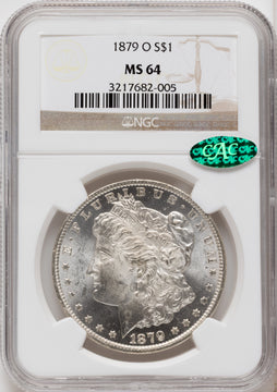 1879-O CAC Morgan Dollar NGC MS64