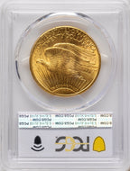 1913-S $20 Saint-Gaudens Double Eagle PCGS MS63+