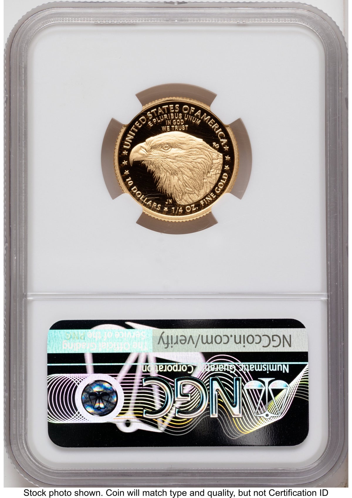 2021-W Type 2 Proof Gold Eagle 1/4 oz NGC PF70 Ed Moy