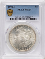 1898-S Morgan Dollar PCGS MS64
