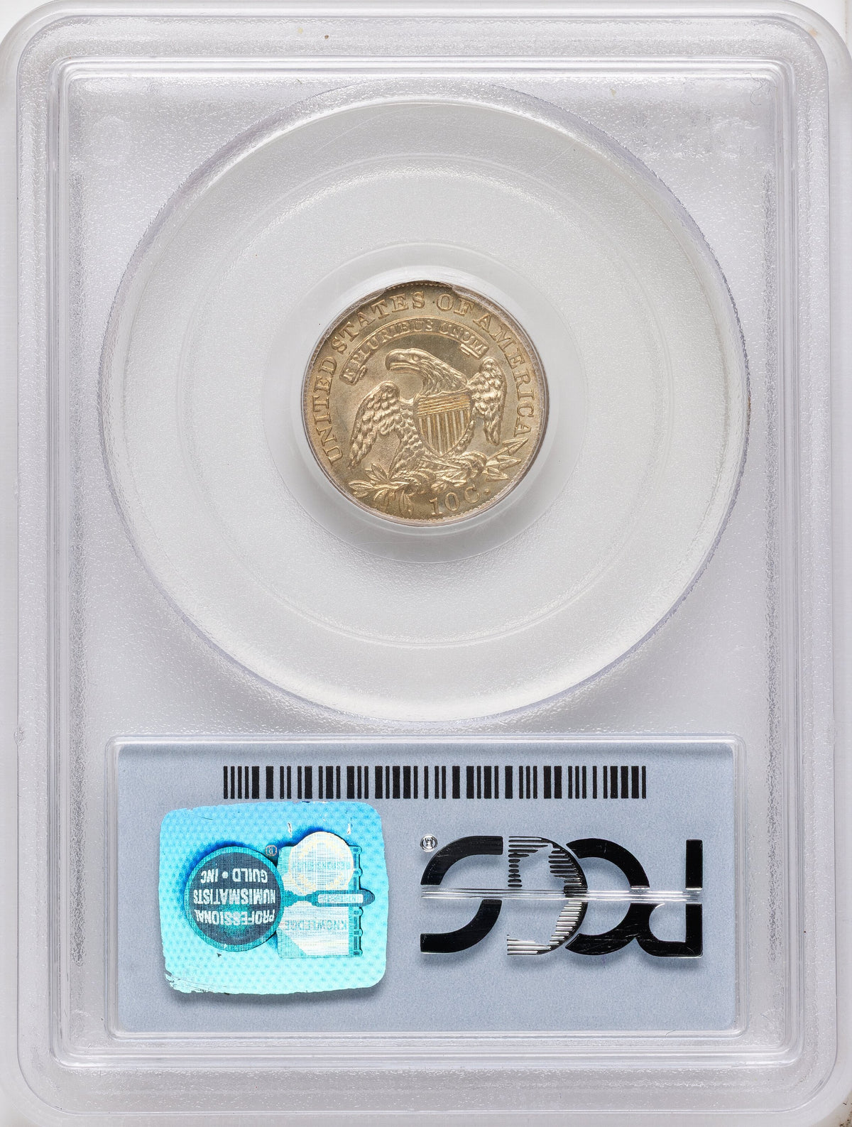 1836 10C CAC Bust Dime PCGS MS67