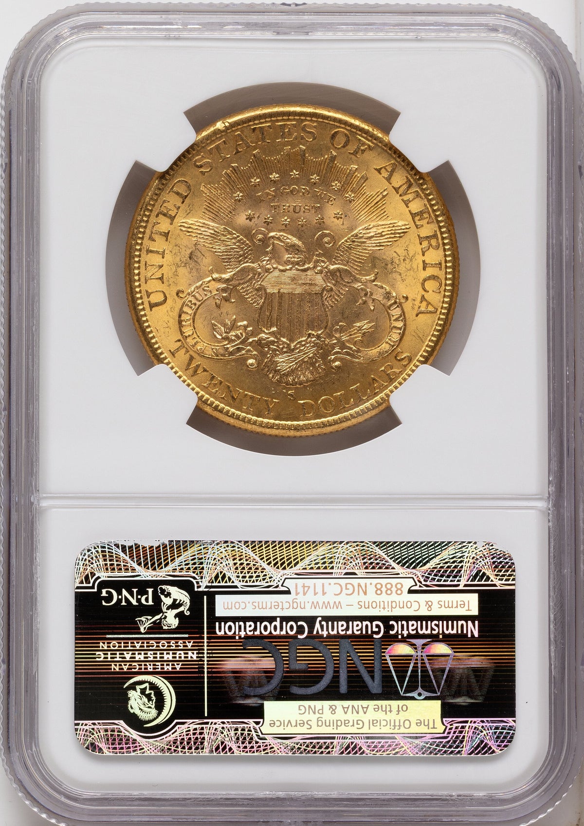1888-S $20 Liberty Double Eagle NGC MS64