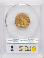 1910 $5 CAC Indian Half Eagle PCGS MS63
