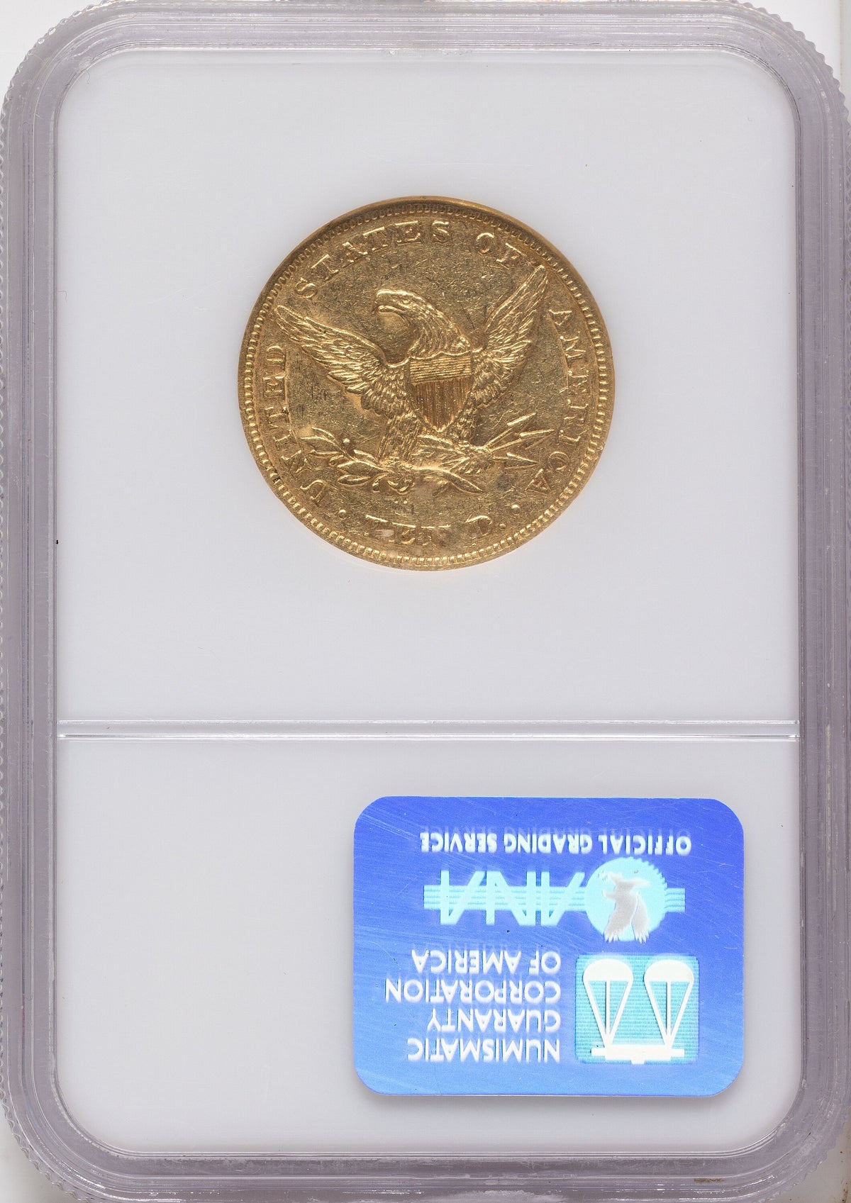 1849 $10 Liberty Eagle NGC AU53