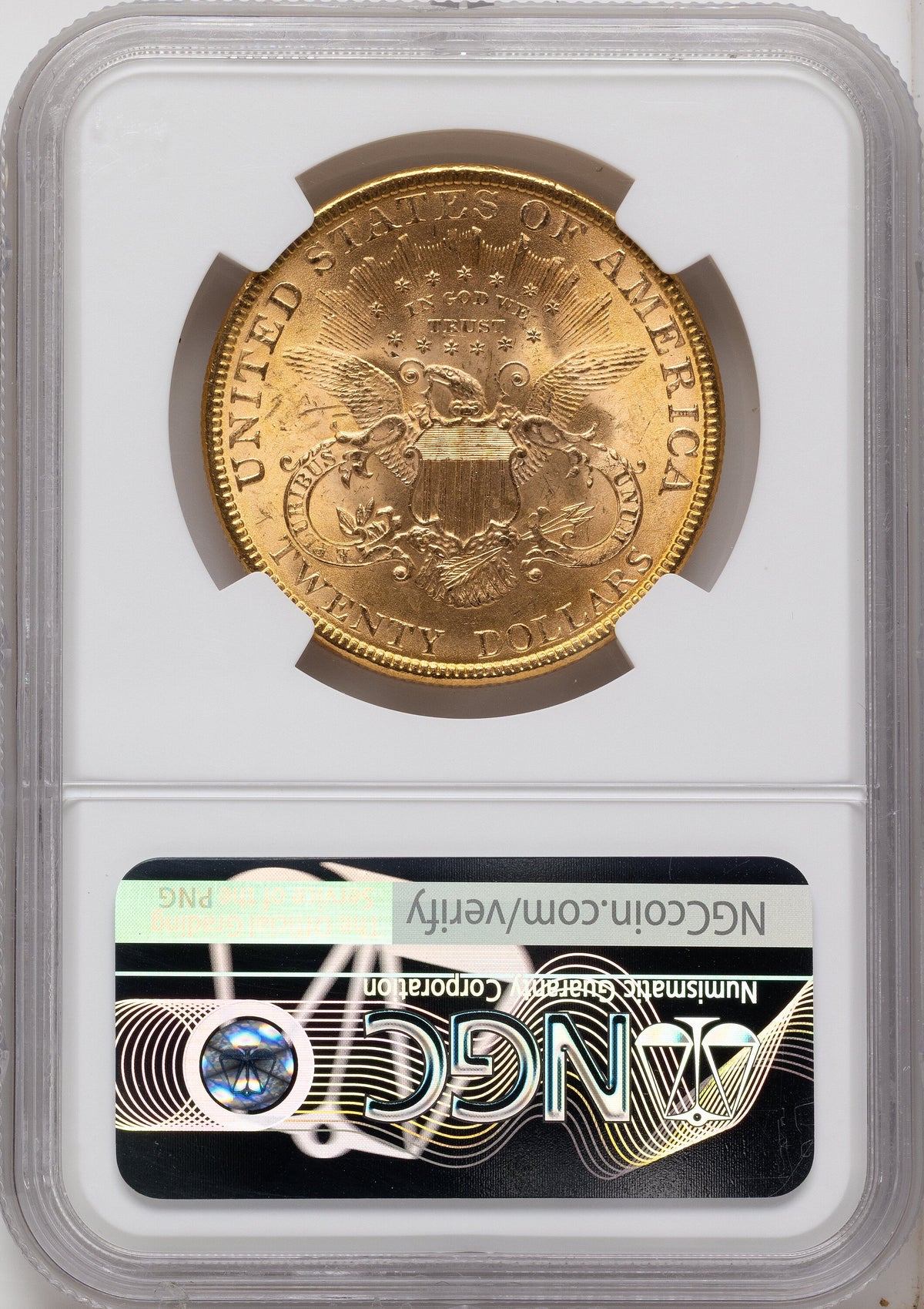 1899 $20 Liberty Double Eagle NGC MS65
