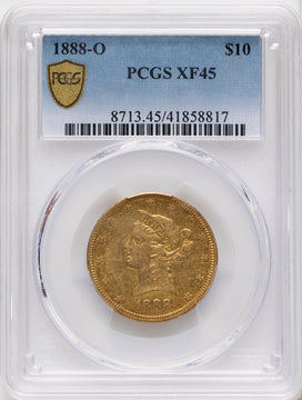 1888-O $10 Liberty Eagle PCGS XF45