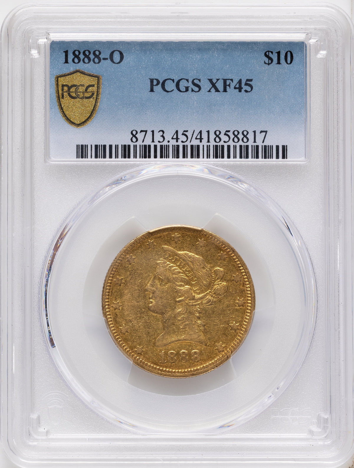 1888-O $10 Liberty Eagle PCGS XF45