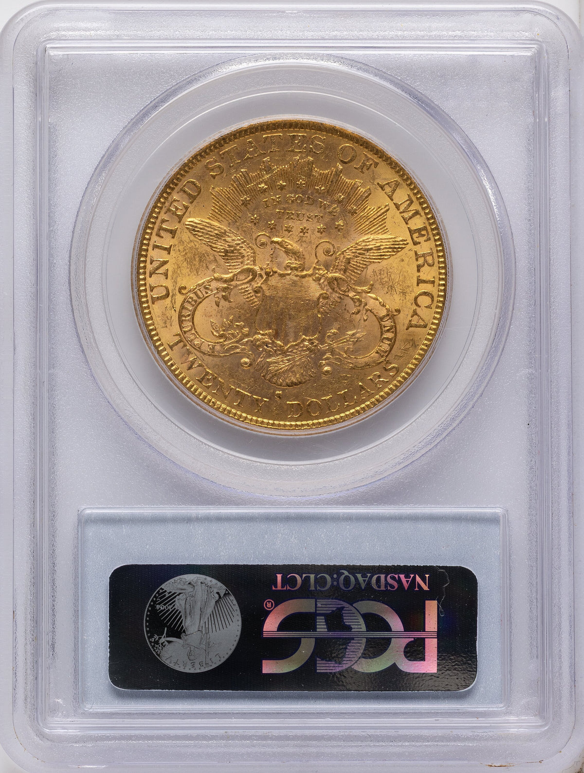 1877-S $20 Liberty Double Eagle PCGS MS61