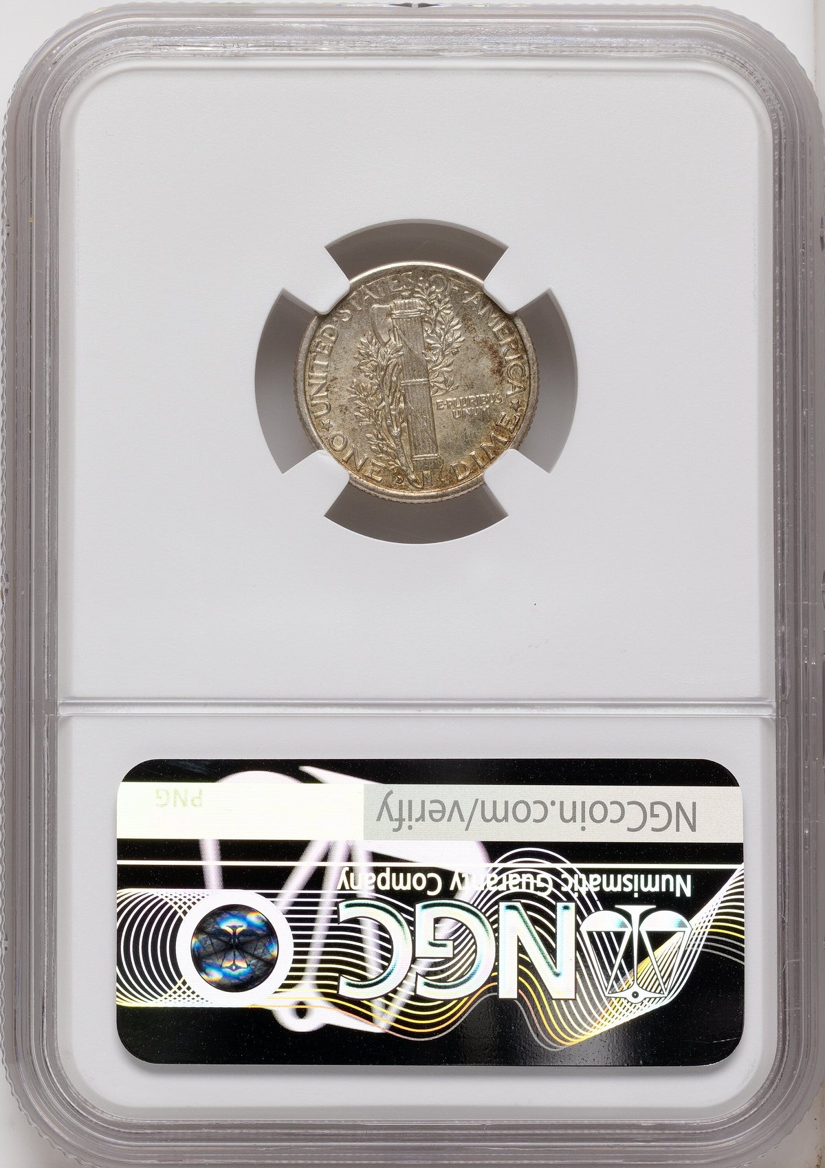 1917-D 10C FB Mercury Dime NGC MS62