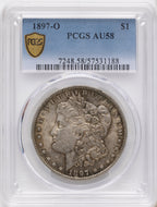 1897-O Morgan Dollar PCGS AU58