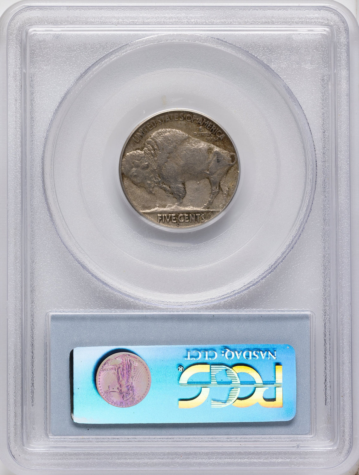 1937-D 5C Three-Legged Buffalo Nickel PCGS VF35