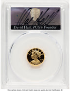 2018-W G$10 American Liberty High Relief WP Mint Hoard David Hall PCGS PR70