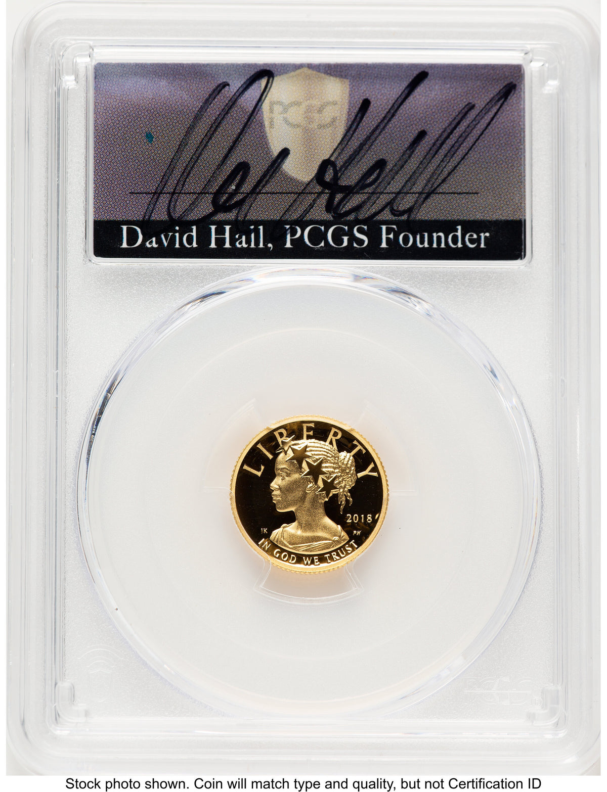 2018-W G$10 American Liberty High Relief WP Mint Hoard David Hall PCGS PR70