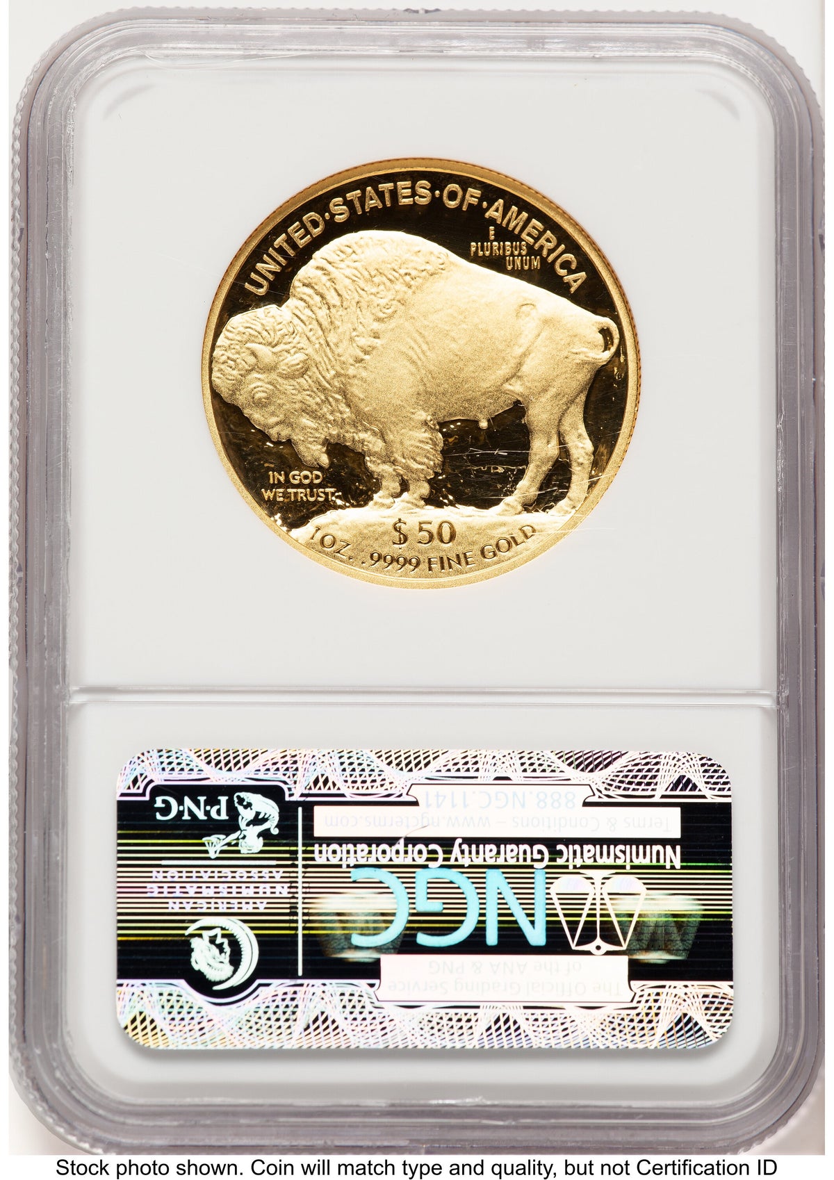 2008-W Proof Gold Buffalo 1.85 oz Brown Label NGC PF70
