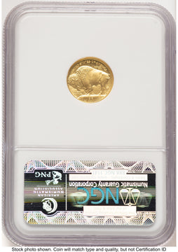 2008-W Burnished Gold Buffalo 1.85 oz Brown Label NGC MS70