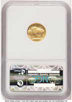 2008-W Burnished Gold Buffalo 1.85 oz Brown Label NGC MS70
