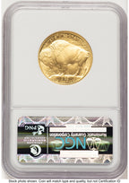 2008-W Burnished Gold Buffalo 1.85 oz Brown Label NGC MS70