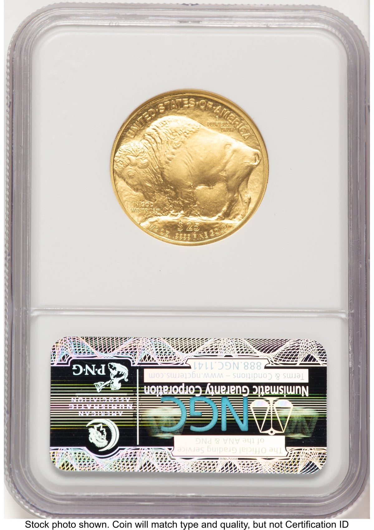2008-W Burnished Gold Buffalo 1.85 oz Brown Label NGC MS70
