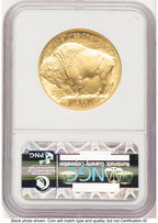 2008-W Burnished Gold Buffalo 1.85 oz Brown Label NGC MS70