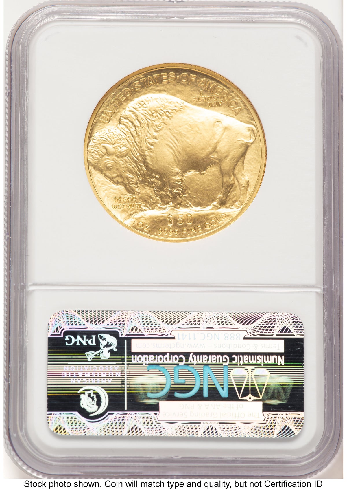 2008-W Burnished Gold Buffalo 1.85 oz Brown Label NGC MS70