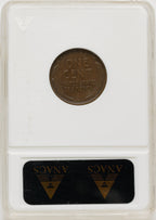1914-D 1C BN Lincoln Cent ANACS XF40