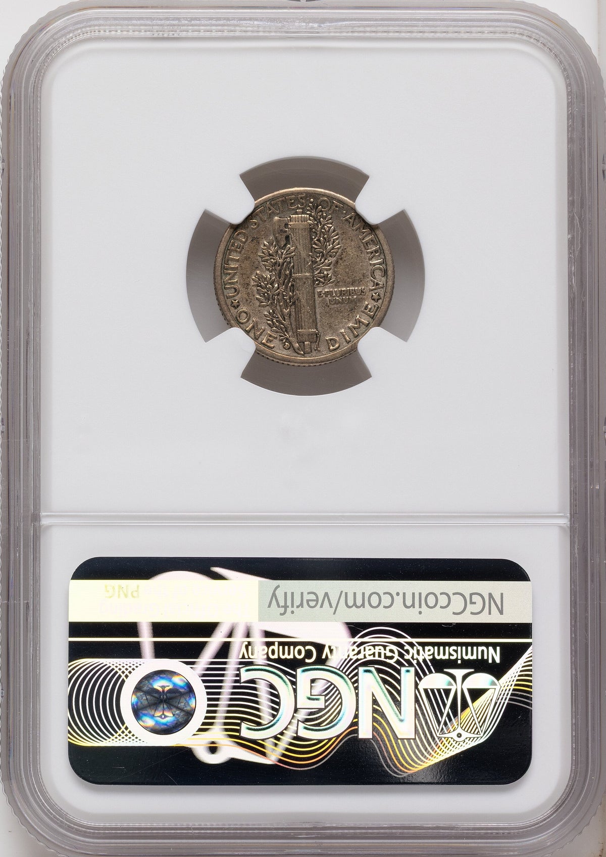 1916-D 10C Mercury Dime NGC XF45