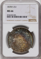 1878-S Morgan Dollar NGC MS66