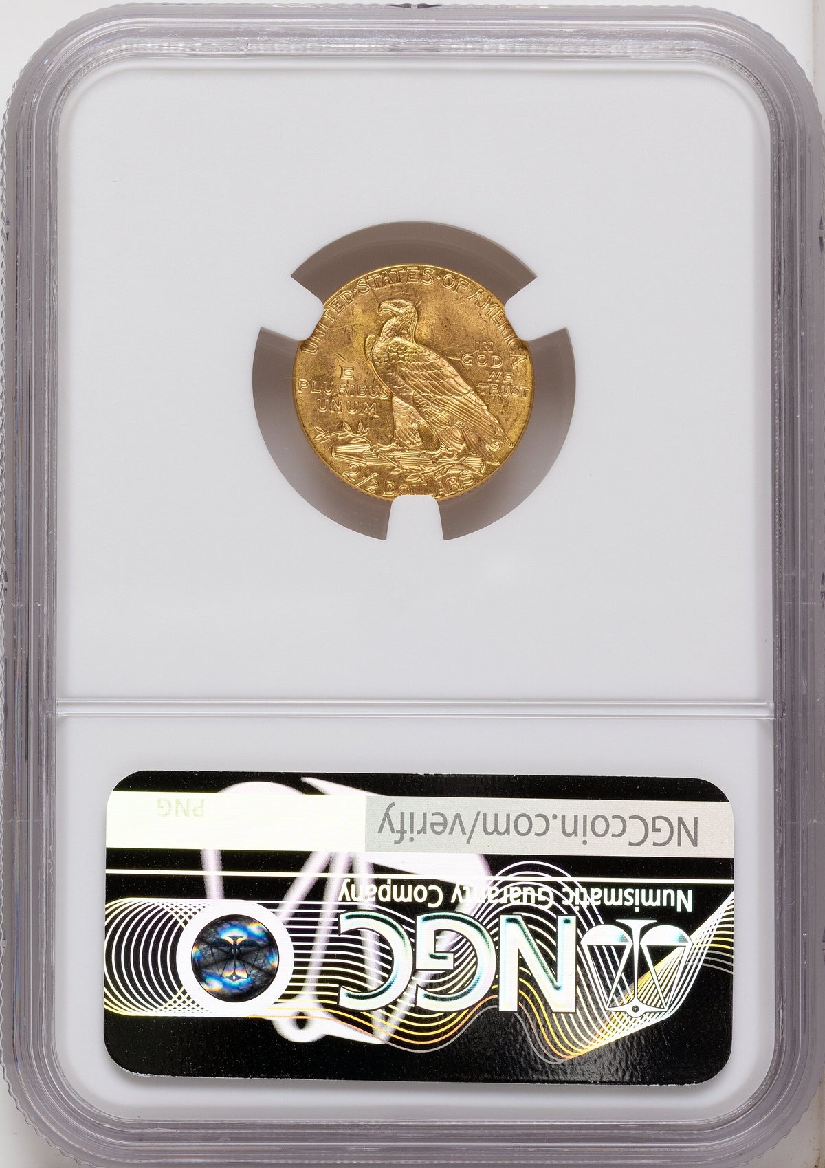 1927 $2.50 Indian Quarter Eagle NGC MS65
