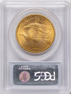1907 $20 Saint Saint-Gaudens Double Eagle PCGS MS65
