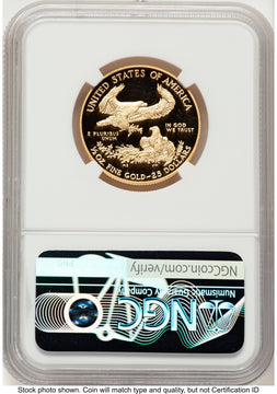 2015-W Proof Gold Eagle 1/2 oz NGC PF70 Ed Moy