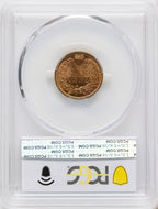 1885 1C RD Indian Cent PCGS MS65