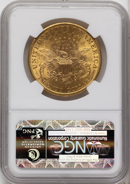 1899-S $20 Liberty Double Eagle NGC MS63