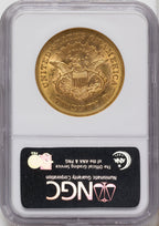 1865 $20 Liberty Double Eagle NGC AU55