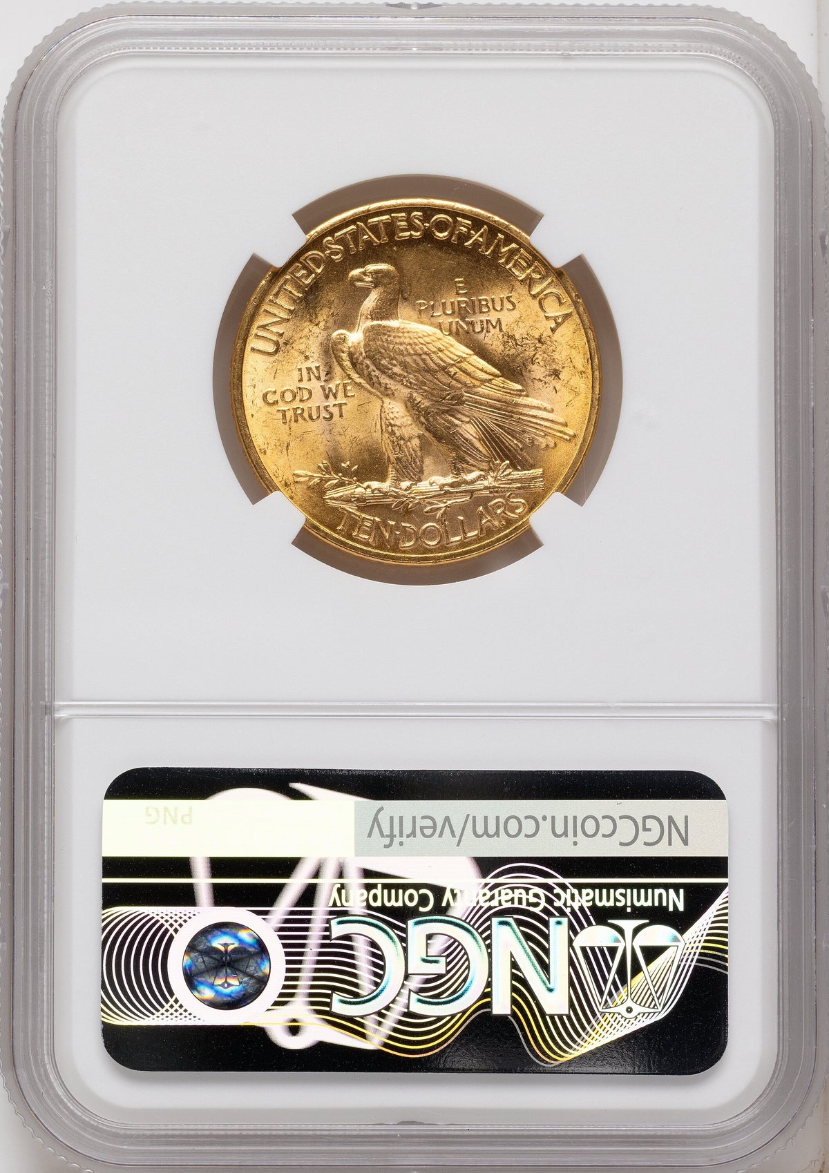 1932 $10 CAC Indian Eagle NGC MS64