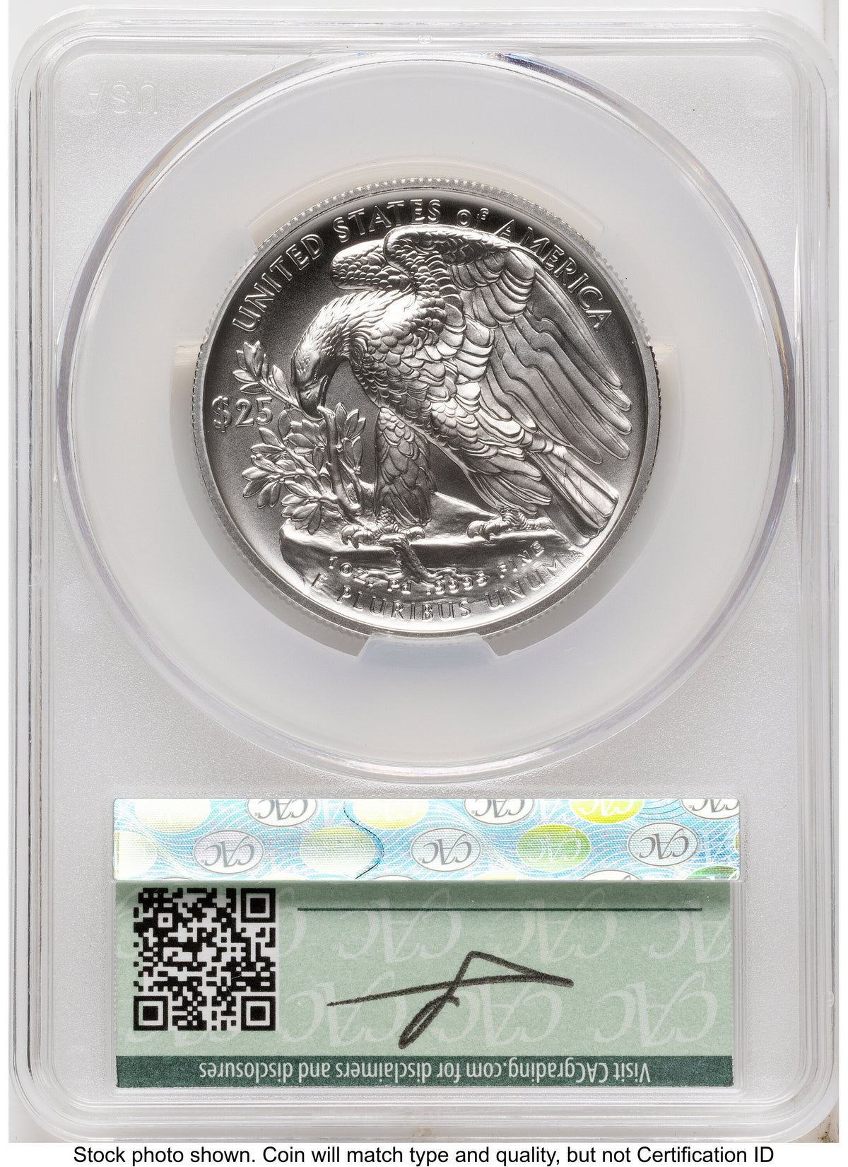 2026-W Palladium Eagle 1 oz Uncirculated Advanced Delivery Louis Palafoutas CACG MS70