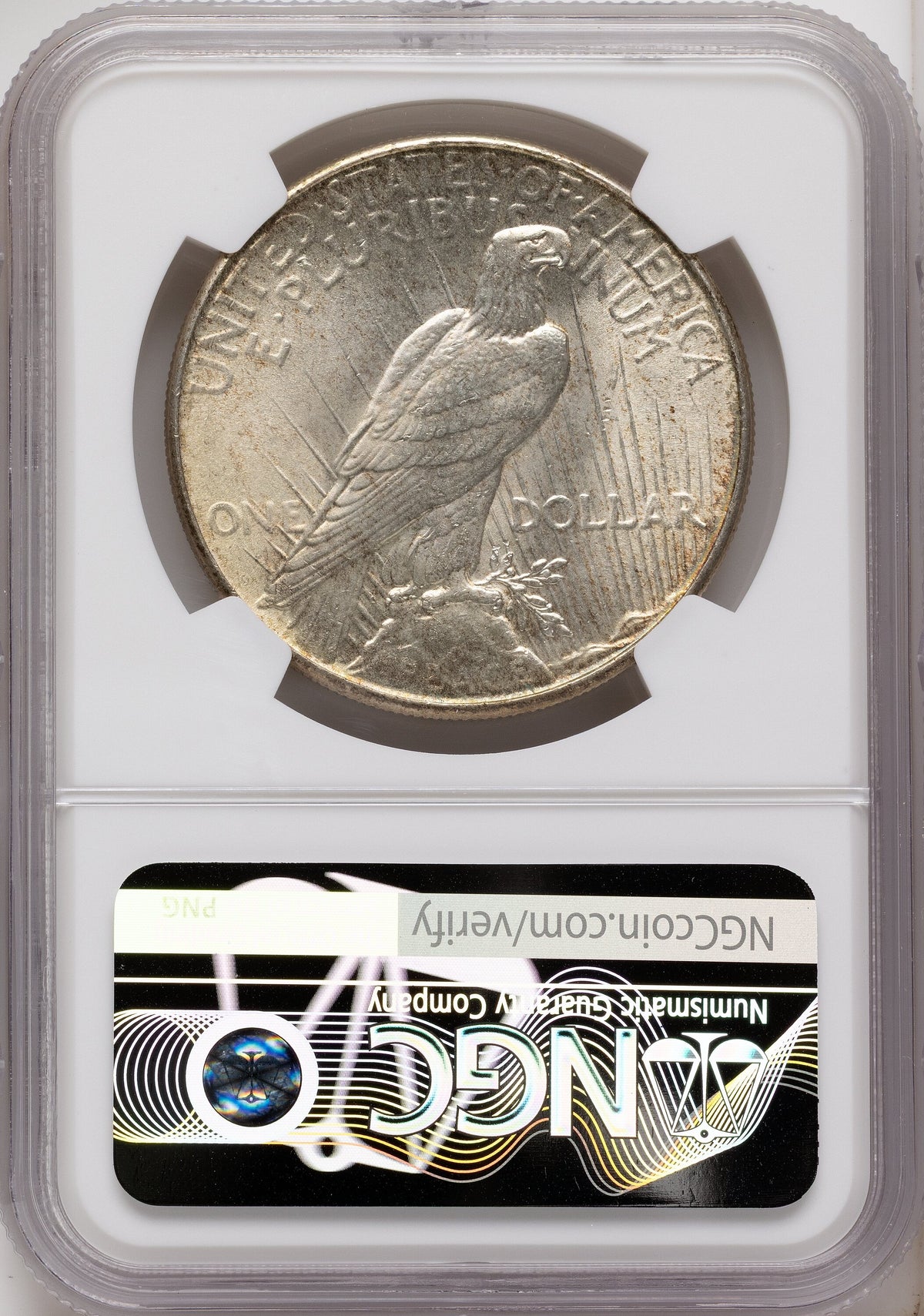 1934 Peace Dollar NGC MS65